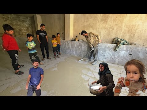 🪄🔮Tile work and display of Iranian art by workers in the original Peren rural building