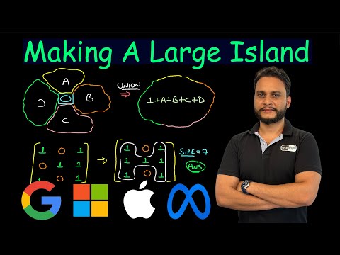Making A Large Island | Leetcode 827