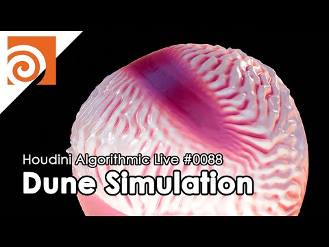 Houdini Algorithmic Live #088 - Dune Simulation