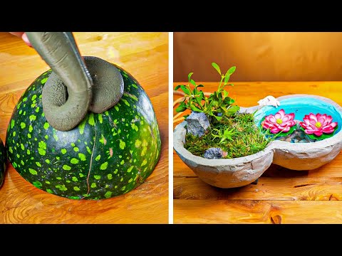 Cement Crafts anyone can Make #5MinuteBeat