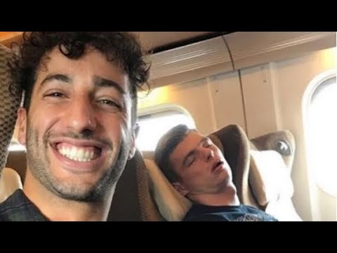 Daniel Ricciardo and  Max Verstappen FUNNY MOMENTS