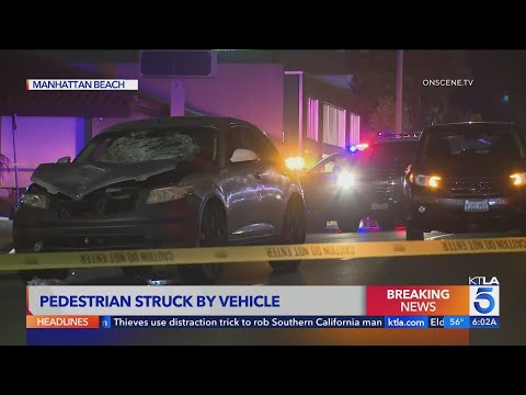 Pedestrian critically injured by alleged drunk driver in Manhattan Beach