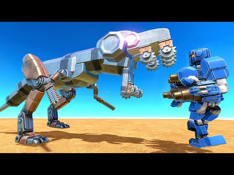ROBOT Dinosaur Eats Transformers - Age Of Warbots