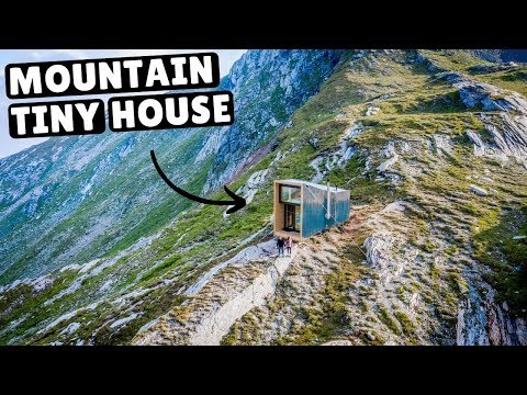 Our TINY HOME IN THE SWISS ALPS (full tour)