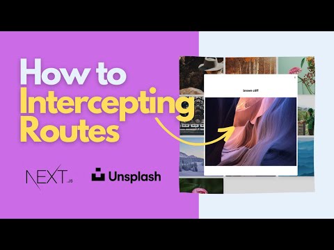 How to Intercept Routes in Next js | Image Gallery
