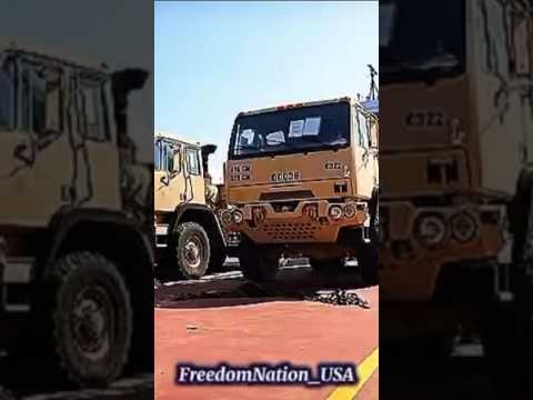 🇺🇸 Inside US Army’s Massive Military Logistics Operation Heavy Trucks at Sea Port. #militaryfleet