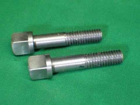 TIPS #369 How to Make Square Headed Tool Post Screws tubalcain