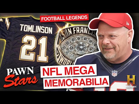 22 NFL TOUCHDOWN DEALS! RARE FOOTBALL MEMORABILIA | Pawn Stars