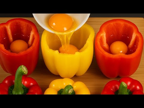 Stuffed peppers in the oven!  Unforgettable flavor and easy homemade recipe!
