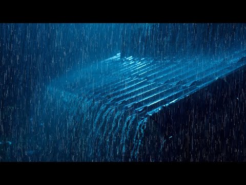 Deep Sleep Instantly With Heavy Rain On Roof & Thunder | Relaxing Rain Sounds For Sleep