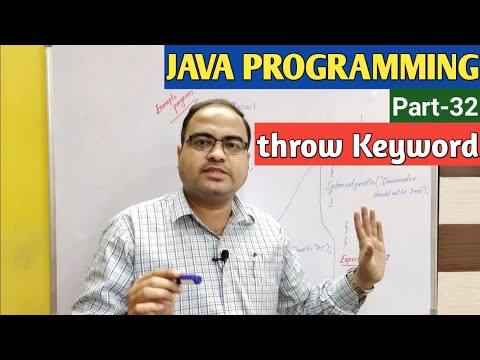 JAVA PROGRAMMING | Part-32 | throw Keyword