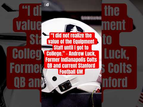 Andrew Luck on the value of equipment staffs. He gets it. Watch the full EQ.HQ ep on our channel!