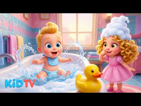 Bath Song | Nursery Rhyme & Kids Songs | Kid TV