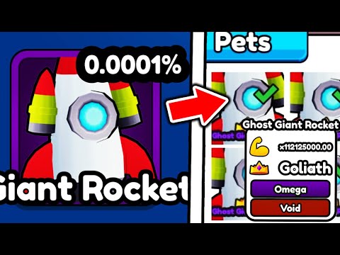 I Got STRONGEST GIANT ROCKET PET in Arm Wrestle Simulator..
