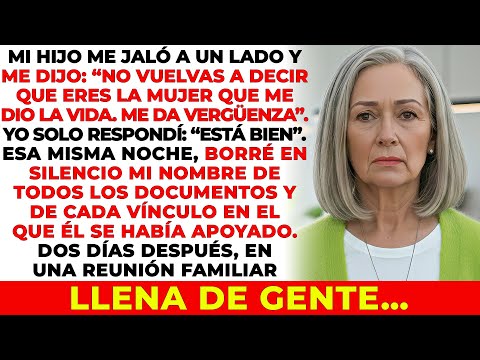 Mi Hijo Me Jaló A Un Lado Y Me Dijo: “No Digas Que Eres Mi Madre. Me Da Vergüenza…”
