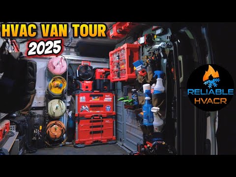 How I organize my HVAC service van