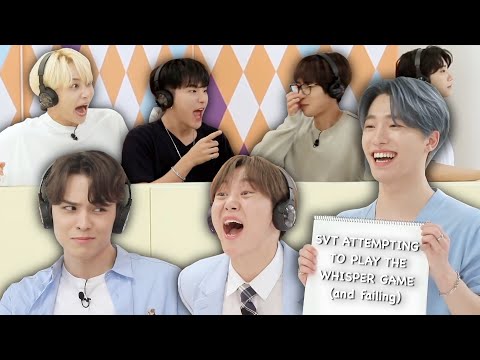 seventeen attempting to play the whisper game (and failing)