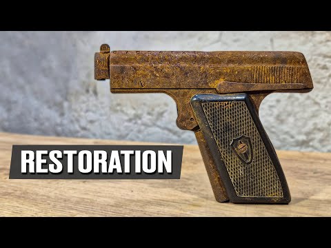 Found it at a metal reception, restored it and fired it! | Restoration of antique