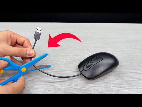 Now You Don't Need It Anymore ,Turn Wired Mouse Into Wireless That Billions Of People Interesting