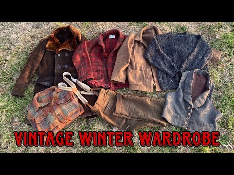 My vintage winter wardrobe (and general notes on winter clothing)