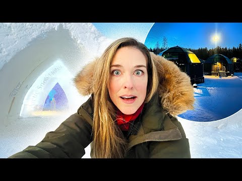 Inside Finland's Famous Arctic SnowHotel (Ice Hotel vs Glass Igloo)