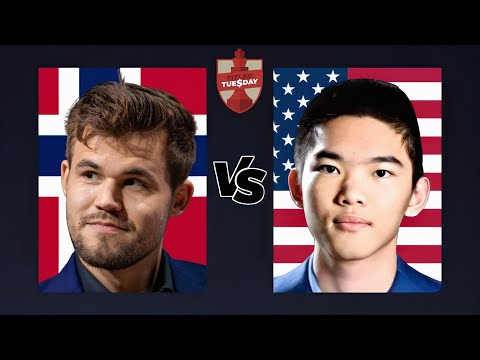 Magnus Carlsen vs Jeffery Xiong | Titled Tuesday | October 7, 2025 | chesscom