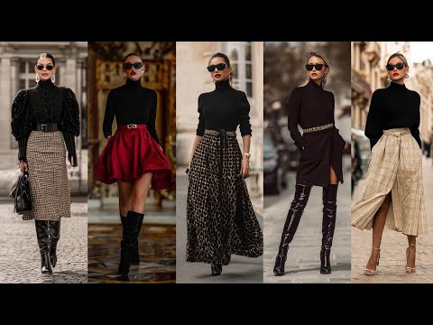 Skirts in HIGH – Fall-Winter Trend 2025/2026 | Modern Outfits, Timeless Chic & Street Style Looks