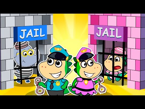 🏰💖Pink or Black 🏢🖤?! Spike vs. Sparkle’s Coolest Jail! Stories for Kids by Fire Spike 🔥