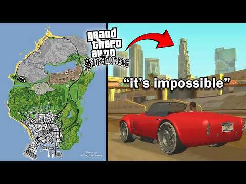 I Modded GTA 5's Map into GTA San Andreas!