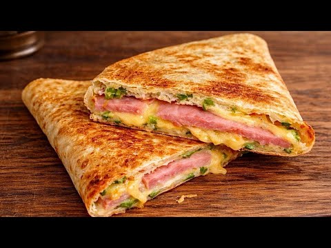 Just put a tortilla on top of the eggs... Better than pizza, and so easy to make, no oven required.