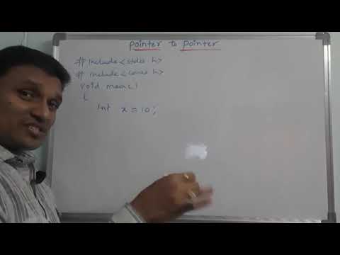 Pointer to Pointer in C Language | Double Pointer in C | C Tutorial | By Sudhakar Bogam | in Telugu