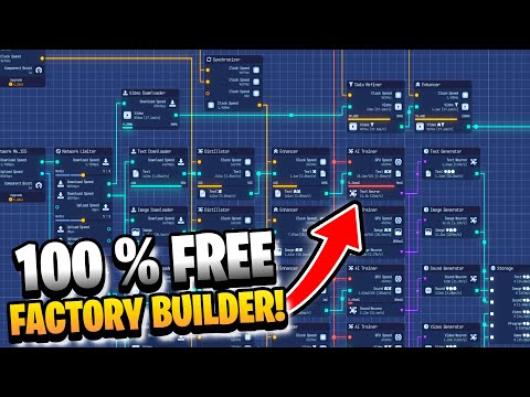 I Automated EVERYTHING with a Mega Node Network In This NEW Factory Builder!