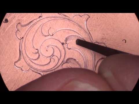 Hand Push Engraving With the Speitzer/Onglette Graver
