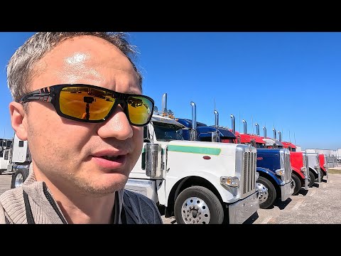 США/Дальнобой/ Покупаю свой трак на аукционе. US/Truckdriving/How to buy a truck at auction.