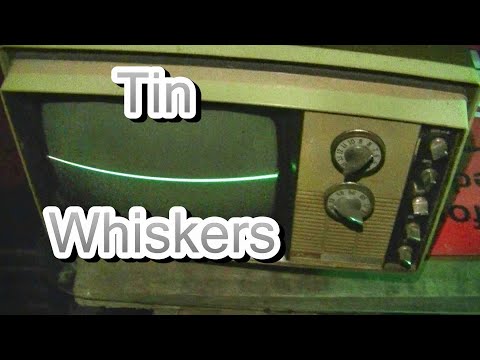 GE Portacolor Repair Tin Whiskers H4 1972 Vintage Color TV