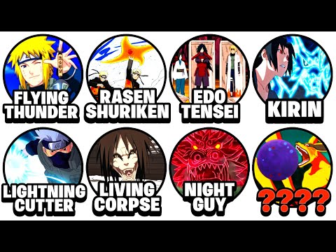 Every S Rank Jutsu In Naruto