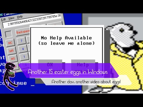 15 MORE EASTER EGGS IN WINDOWS