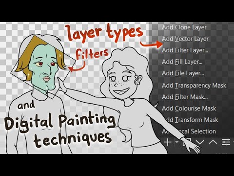 Digital Painting Techniques With Krita Layers