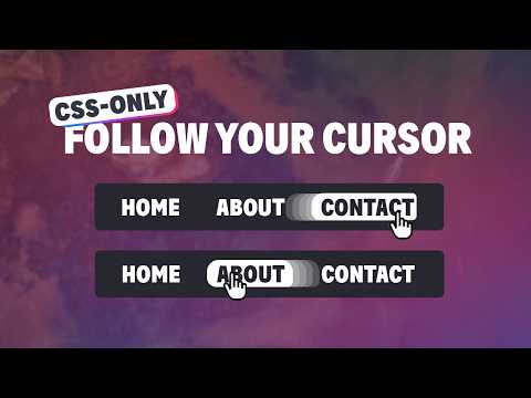 Make this fun effect that follows your cursor (pure CSS)