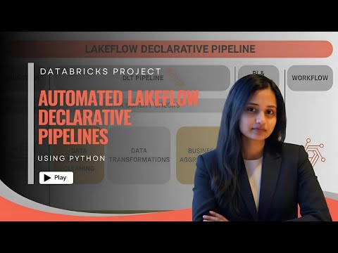 Automated Lakeflow Declarative Pipeline | Delta Live Tables + Workflows | Databricks Project| Python