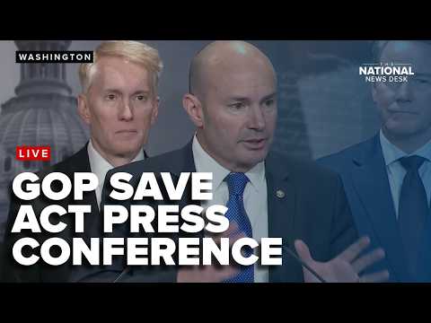Senator Mike Lee (R-UT) and others will hold a press conference on the SAVE Act