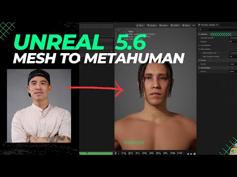 Mesh to Metahuman in Unreal 5.6 with resizable custom clothing