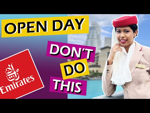 How to PaSS the EMIRATES OPeN DAY! WHAT is EMIRATES LoOKING FOR? |Emirates Crew Diaries