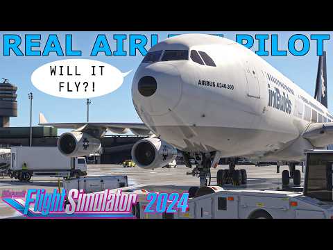 Under powered or Underrated? iniBuilds A340 FULL FLIGHT with a Real Airline Pilot! MSFS 2024
