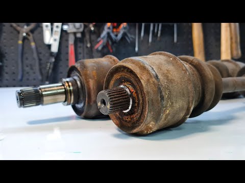 Mercedes Driveshaft Restoration - The Hard Way