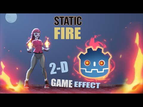 GODOT 4 -  2D Fire shader for begginners