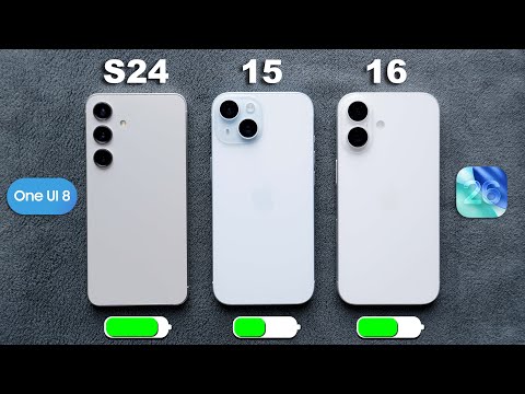 Samsung S24 vs iPhone 15 vs iPhone 16 Ultimate Battery Drain Test! (HINDI)