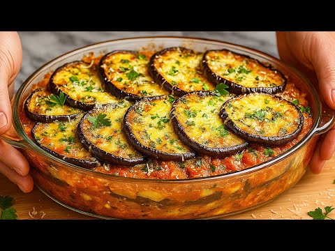 Die Aubergine, die jeden verrückt macht! Das beste Auberginenrezept! Schnelles Abendessen! Einfach