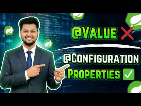 🛑 Stop Using @Value Everywhere! The Power of @ConfigurationProperties Explained ✅