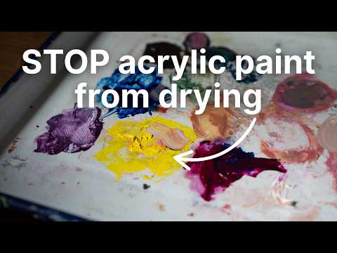 3 Easy Ways to Keep Acrylic Paint Wet Longer